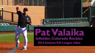 Pat Valaika, IF, Colorado Rockies — 2016 Arizona Fall League Video