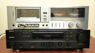 Sanyo RD 203 Denon DRA 365RD part 1