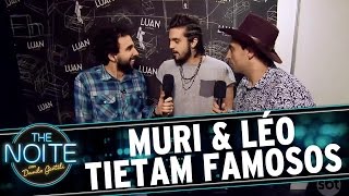 Muri & Léo tietam sertanejos famosos no Caldas Country Show| The Noite