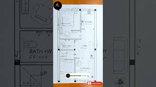 #shorts 18x30 House Plan || 18x30 Ka Ghar Ka Naksha || 540 sqft Gharka Naksha || Home Design Decore