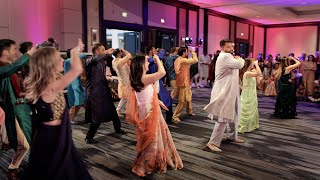 Groom's Family Performs AMAZING DANCE at the Sangeet - LUXURY Indian Wedding 4K
