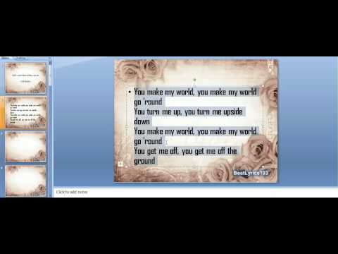 How to make a lyric video using Powerpoint! How to make a lyric video using Powerpoint!