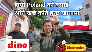 poland मा बसाई अनि खाना खर्च कति हुन्छ | market in poland | Poland living and fooding costing