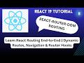 React Routing Complete Guide 🚀 | useParams, useNavigate, useLocation, useSearchParams & More