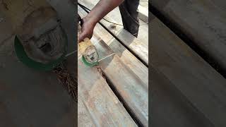 Angle grinder se square tube cutting kaise karen#short #ytdhorty#youTube short#welding tech