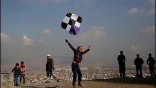 گدي پران بازي افغاني هرات Afghan kiting Herat kite