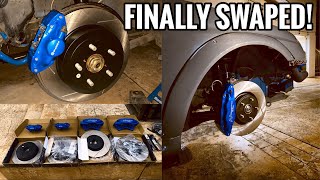 COMPLETING MY STI SWAP AND CUSTOM BREMBO REVEAL!