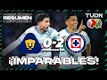 Resumen y goles | Pumas 0-2 Cruz Azul | Liga Mx -AP2024 - J14 | TUDN