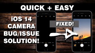 How to Fix iOS 14 Black Screen Camera Issue/bug | TAGALOG