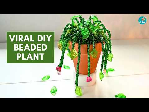 Viral Beaded Plant Tutorial Diy Joy