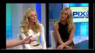 Candice Swanepoel, Erin Heatherton 2012 CBS Interview