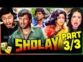 Part 3/3 - SHOLAY (1975) Movie Reaction! | Amitabh Bachchan | Dharmendra | Sanjeev Kumar