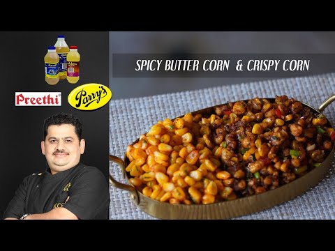 Venkatesh Bhat makes Spicy Corn & Crispy golden corn evening time snacks for kids back from school