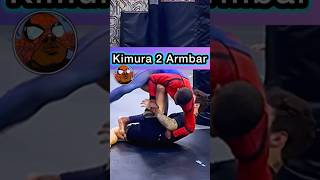 Kimura 2 Armbar🦾 #martialarts #jiujitsu #grappling #gym #sports #kimura #armbar #wrestling #combat