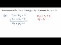 From the sum of 7p + 3q + 11 and 4p - 2q - 5, subtract 3p - q + 11.