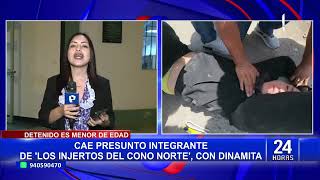 Capturan a presunto integrante de “Los Injertos del Cono Norte”