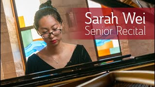 Sarah Wei Senior Recital 2020