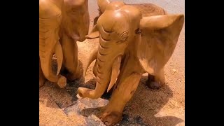 Elephant Making by Wood || Woodcarving || Elephants