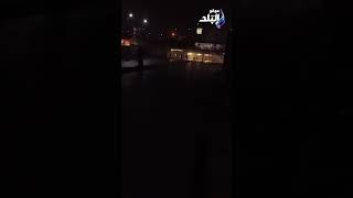 لحظة انقلاب اتوبيس سياحي وغرق نفق الشهيد أحمد بدوي بشبرا