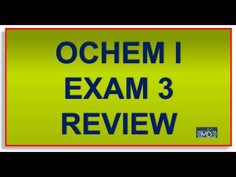 Organic Chemistry Exam 3 Practice Problems Review Mechanisms