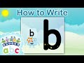 @officialalphablocks - Learn How to Write the Letter B | Bouncy Line | How to Write App