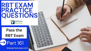 RBT® Practice Questions | Registered Behavior Technician® (RBT®) Exam Review | Part 161