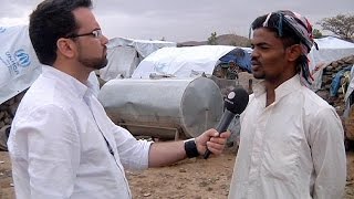 Life for the displaced in Yemen - an exclusive euronews report from the Darwan camp near Sanaa