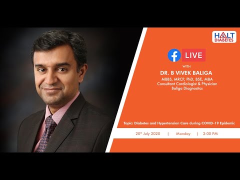 Diabetes And Hypertension Care In COVID-19 Times - Dr Vivek Baliga ...