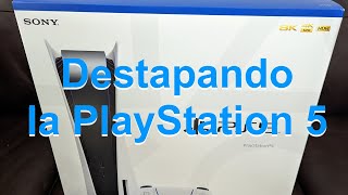 Destapando el PlayStation 5 (unboxing PS5)