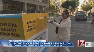 Zuckerberg donates $300M to voting projects, Old Navy to pay workers who work at polls