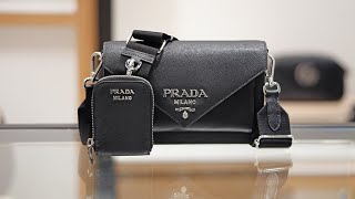 프라다 데일리백 추천 | 프라다 사피아노 미니 크로스백 | PRADA Saffiano Leather Mini Envelop Shoulder Bag