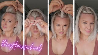 Fake French Braid - Easy Hairstyle for Thin Hair