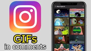 How to post GIFs in the Instagram comment section