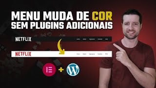 Menu que muda de cor ao rolar a tela [SEM PLUGINS ADICIONAIS]