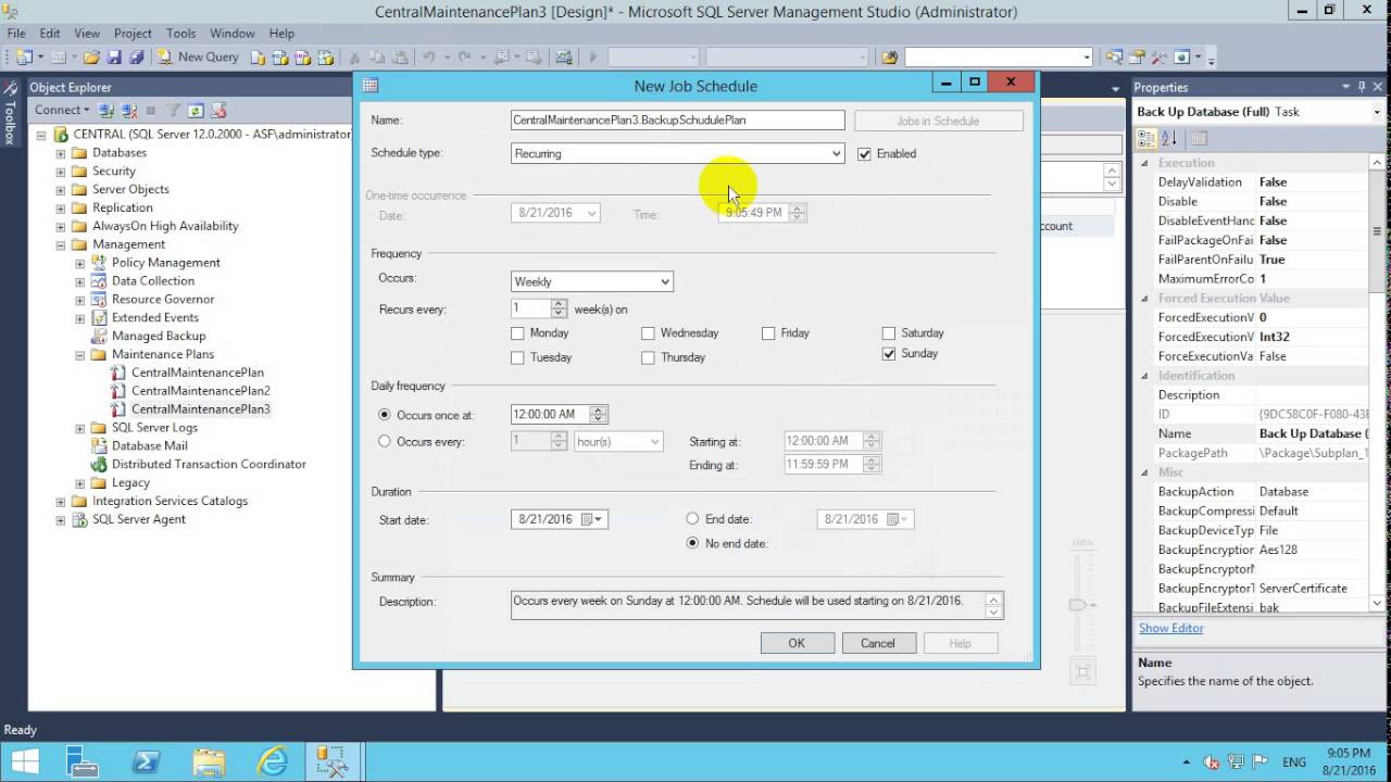 Sql Management Studio 2008 R2 Express Automatic Backup Dadbunny