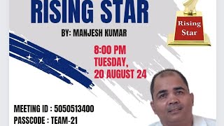 TOPIC :-MODICARE में RISING STAR कैसे बने BY.  MANJESH SIR