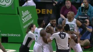 Dwight Howard Gets Ejected from Game! - Hawks vs Celtics - 02/27/2017 - 2016/17 NBA Season