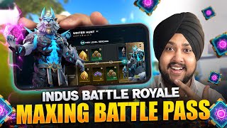 Indus game new graphics update | Maxing Battle pass | Indus battle royale