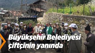 Büyükşehir Belediyesi çiftçinin yanında | Akseki