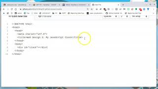 Build a JavaScript Clock, Part 1
