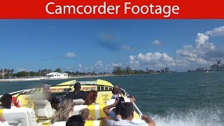 Best of Thriller Miami Speedboat Tour 2017 (Camcorder Footage) [50 fps]