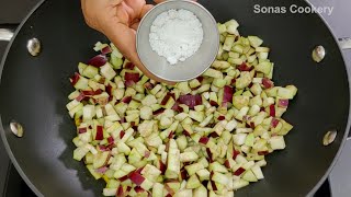 Easy Side Dish Recipe | How To Make Tasty Brinjal Thoran