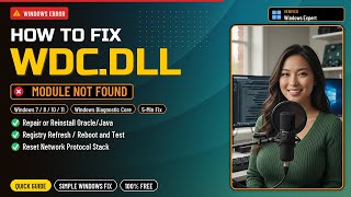 Fix wdc.dll Setup Error!