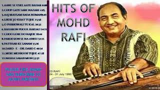 Evergreen Hits of Mohd.  Rafi ! Audio jukebox