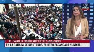 Diputados: Gritos, acusaciones y escándalo