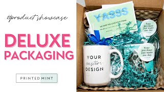 Custom Packaging for your Business: inside Printed Mint Deluxe Packaging