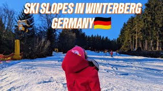 Winterberg in  Germany 🇩🇪 വിൻ്റർബർഗ് ജർമനിയിൽ#winterberg #skiing #snow #sleigh