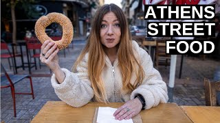 GREEK STREET FOOD TOUR IN ATHENS (Best Souvlaki and delicious Greek food)