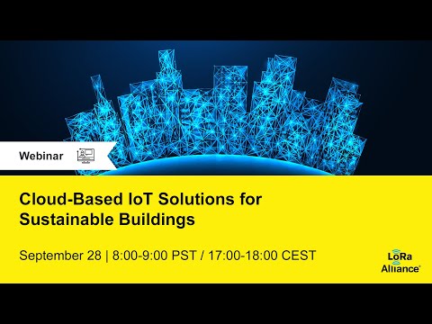 Cloud Based Iot Solutions For Sustainable Buildings Cloud Based Iot Solutions For Sustainable Buildings