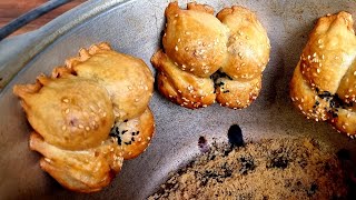 Popular street food of Uzbekistan at home |PARMUDA SAMSA!A real samsa like from a tandoor